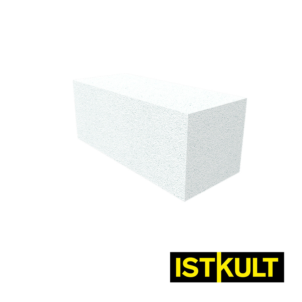 Газобетонный блок ISTKULT D500 B3,5 625х150х250 мм